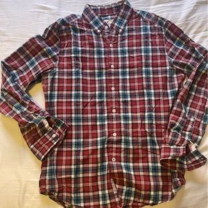 🚨2 for $12🚨 red plaid shirt